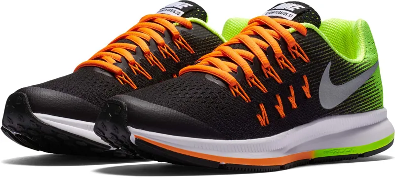 Nike Air Zoom Pegasus 33 GS Black/Orange UK 13-2